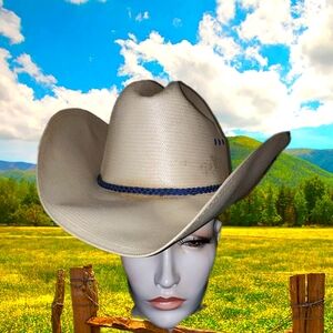 Vintage Resistol "Self-Conforming" Genuine Shantung Panama Cowboy hat